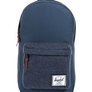 Herschel Navy Blue Knit Woodside Backpack